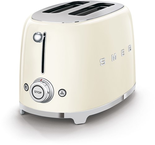 SMEG TSF01CREU Broodrooster - 2 sleuven 2 sneden - crème-3