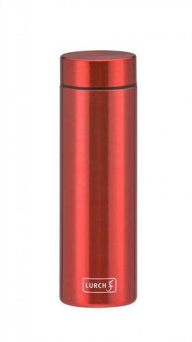 Lurch Lipstick dubbelwandige isoleerfles uit rvs poppy rood 300ml