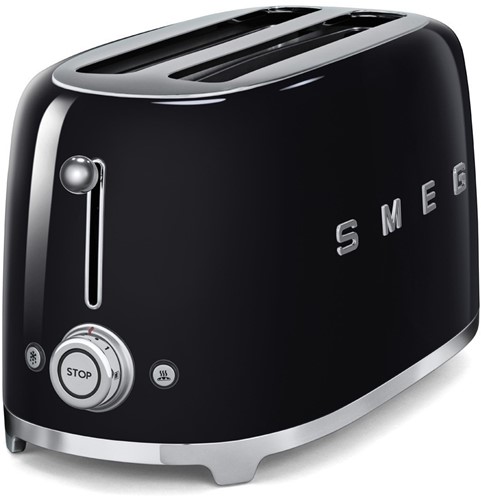 SMEG TSF02BLEU Broodrooster - 2 sleuven 4 sneden - zwart-2