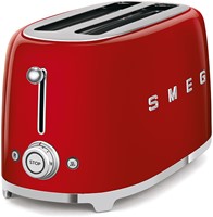 SMEG TSF02RDEU Broodrooster - 2 sleuven 4 sneden - rood-2