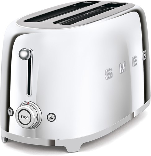 SMEG TSF02SSEU Broodrooster - 2 sleuven 4 sneden - chroom-2