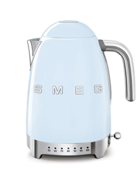 SMEG KLF04PBEU Waterkoker - regelbare temperatuur -volume 1,7 liter - pastelblauw