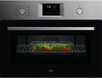 AEG TK6NK40FM 6000 CombiQuick / 45 cm heteluchtoven met microgolf functie Inox
