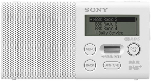 SONY PORTABLE RADIO XDR-P1DBP DAB WIT-2