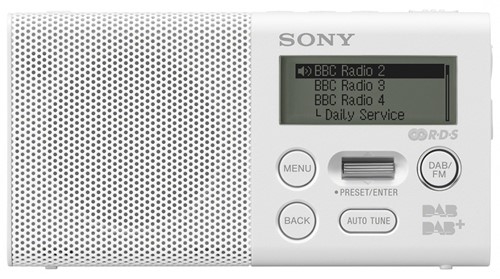 SONY PORTABLE RADIO XDR-P1DBP DAB WIT