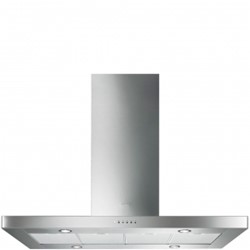 Smeg KI120XE Decoratieve eilanddampkap 120 x 70 - 820 m³/u - energieklasse B - inox