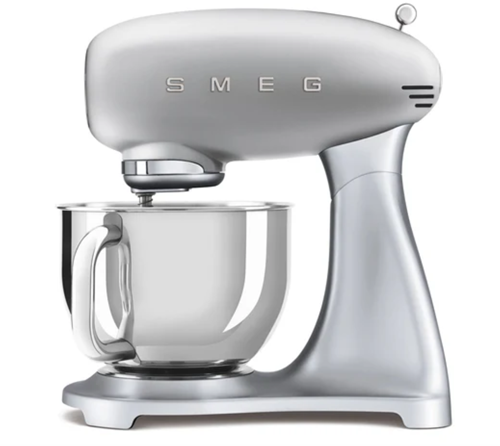 Smeg SMF02SVEU Keukenmachine - inox mengkom volume 4,8 liter - metaalgrijs met zilver - Retour