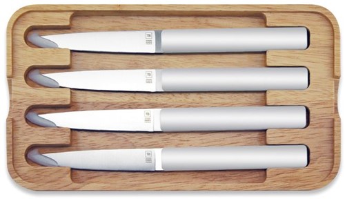 Tarrerias Bonjean  Hector Giftset 4 steakmes perle inox