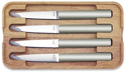 Tarrerias Bonjean  Hector Giftset 4 steakmes argile inox