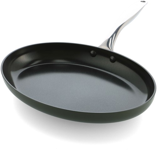 Dagelijkse kost ovale vispan met keramische antikleeflaag 32cm - Retour