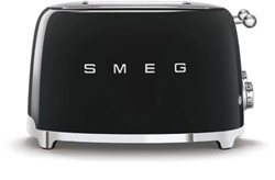 SMEG TSF03BLEU  Broodrooster - 4 sleuven 4 sneden - zwart