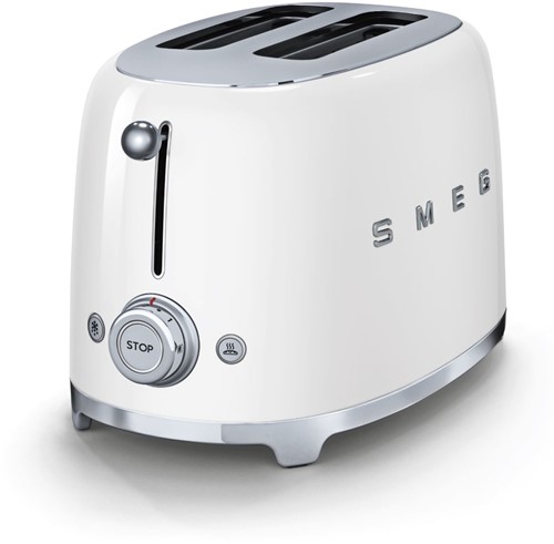 SMEG TSF01WHEU Broodrooster - 2 sleuven 2 sneden - wit-2