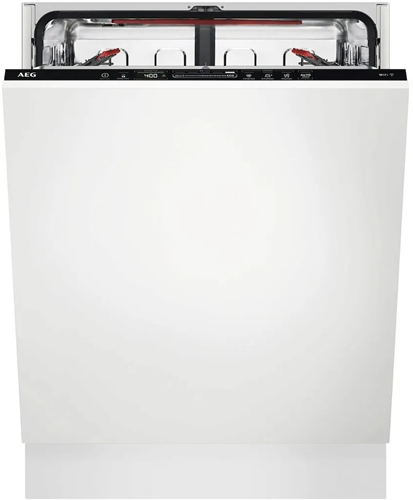 AEG FSE75648P 7000 GlassCare / Volledig integreerbaar / 60 cm / B klasse / bestekmand / 43 dB / wifi / XXL