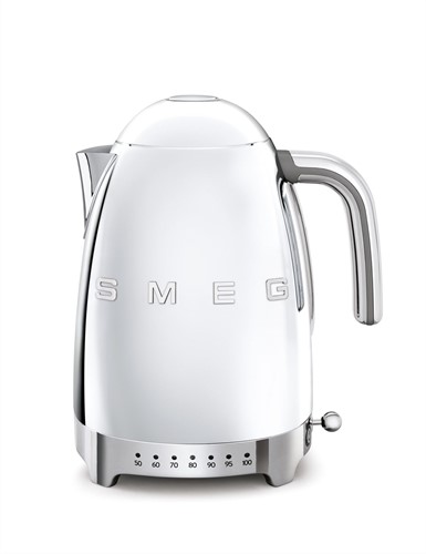 SMEG KLF04SSEU Waterkoker - regelbare temperatuur - volume 1,7 liter - chroom