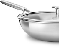 KitchenAid Multi-Ply Stainless Steel Wok met deksel / 3.5L 28cm-2