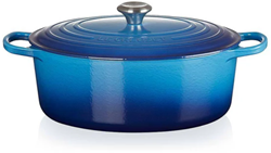 Le Creuset Braad- / Stoofpan Signature ovaal Azure 31cm 6,3l