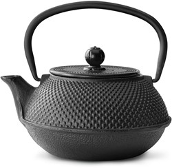 Bredemeijer Xilin Theepot Gietijzer 0,8l, zwart Zwart Mat Gietijzer