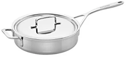 Demeyere Industry 5 Lage sauteuse met deksel 24 cm
