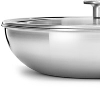 KitchenAid Multi-Ply Stainless Steel Wok met deksel / 3.5L 28cm-3