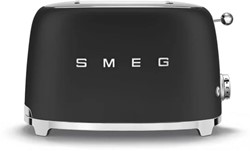 SMEG TSF01BLMEU Broodrooster - 2 sleuven 2 sneden - mat zwart