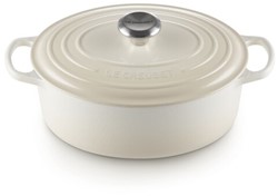 Le Creuset Ovale Stoofpan 27cm Crème Gietijzer Tradition
