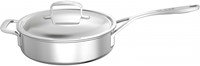 Demeyere Intense 5 Lage sauteuse 24 cm met dubbelwandig deksel