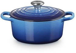 Le Creuset Braad- / Stoofpan Signature rond Azure 20cm 2,4l