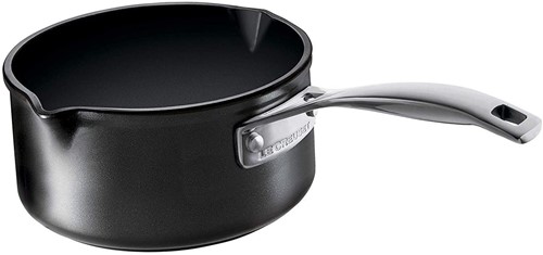 Le Creuset Anti-aanbak steelpan in Zwart 16cm 1,6l