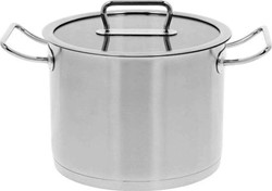 Demeyere Diverto 3 Soeppot 24 cm met glasdeksel, 7 liter