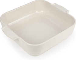 PEUGEOT Appolia vierkante keramische ovenschaal 28 cm ECRU