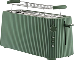 Alessi Plissé - XL Broodrooster met toastrek - Groen