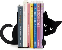 BALVI B27563 Bookend Hidden cat black