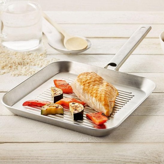 2 x Granite Semi-Round Grill Stones for Kettle Barbecue, 30 cm Long, 20 cm Deep, 3 cm Thick