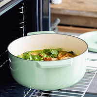 KitchenAid Cast Iron stoofpot Pistachio-3