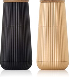 Adhoc Scape Set Peper-Zoutmolen Zwart-Goud D5,8Xh12,3CmAdhoc Scape Set Peper-Zoutmolen Zwart-Goud D5,8Xh12,3Cm