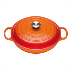 Le Creuset Gietijzeren campagnard in Oranjerood 30cm 3,5l