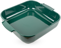 Peugeot APPOLIA VIERKANTE OVENSCHAAL 36 CM BOSGROEN KERAMIEK