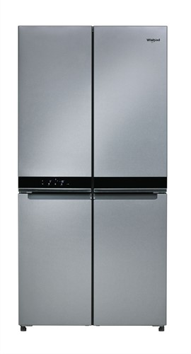 WHIRLPOOL WQ9 B1L Vrijstaande,amerikaanse koelkast,Side-by-side, 188cm, 91cm, NEL: F, 420 kWh/a, 37dB(A)), zilver/RVS,elektronische bediening,6th Sense Fresh/Freeze Lock,Total No Frost,Flexizone,388/2