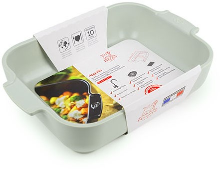 Peugeot Appolia ovenschaal rechthoeking 32 cm saliegroen-2