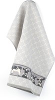 Bunzlau Castle Tea Towel Cows 65x65cm, grey /1