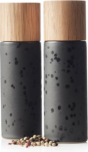 Bitz Salt & Pepper 17cm Matte black -2