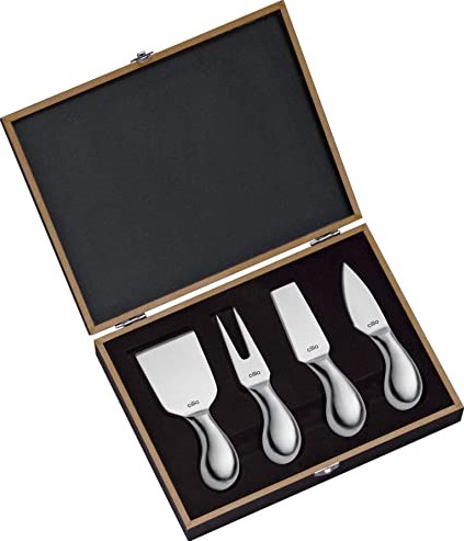 Cilio Kaasmessenset 4-delig RVS-2