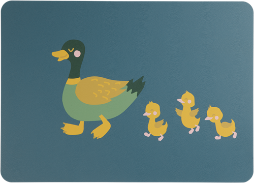ASA Placemat, Duck Emil with Ducklings