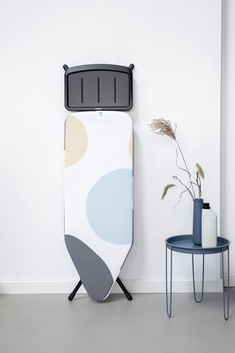 Brabantia Strijktafel C 124x45 Black 25 - PerfectFlow Spring Bubbles-2