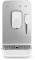 Smeg BCC12WHMEU Bean to cup - Volautomatische koffiemachine - stoomfunctie - mat wit met inox