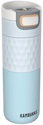 Kambukka Etna Grip 500 ml (17oz) Stainless Steel Double Wall Vacuum Insulated Tumbler with 3 in 1 Snapclean® lid Breezy Blue