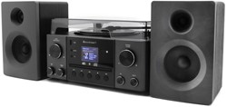 Soundmaster MCD1950SW Stereo muziekcenter met DAB+, CD, platenspeler, USB, bluetooth en encoding