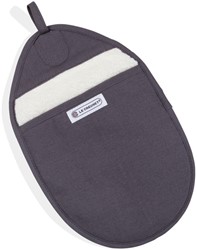 Le Creuset Pannenlap van textiel in Grijs