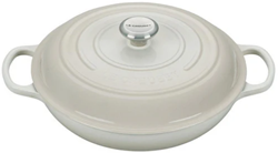 Le Creuset Gietijzeren campagnard in Meringue 30cm 3,5l