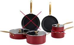 Combekk Element Expert pannenset 10-delig Bordeaux - Retour